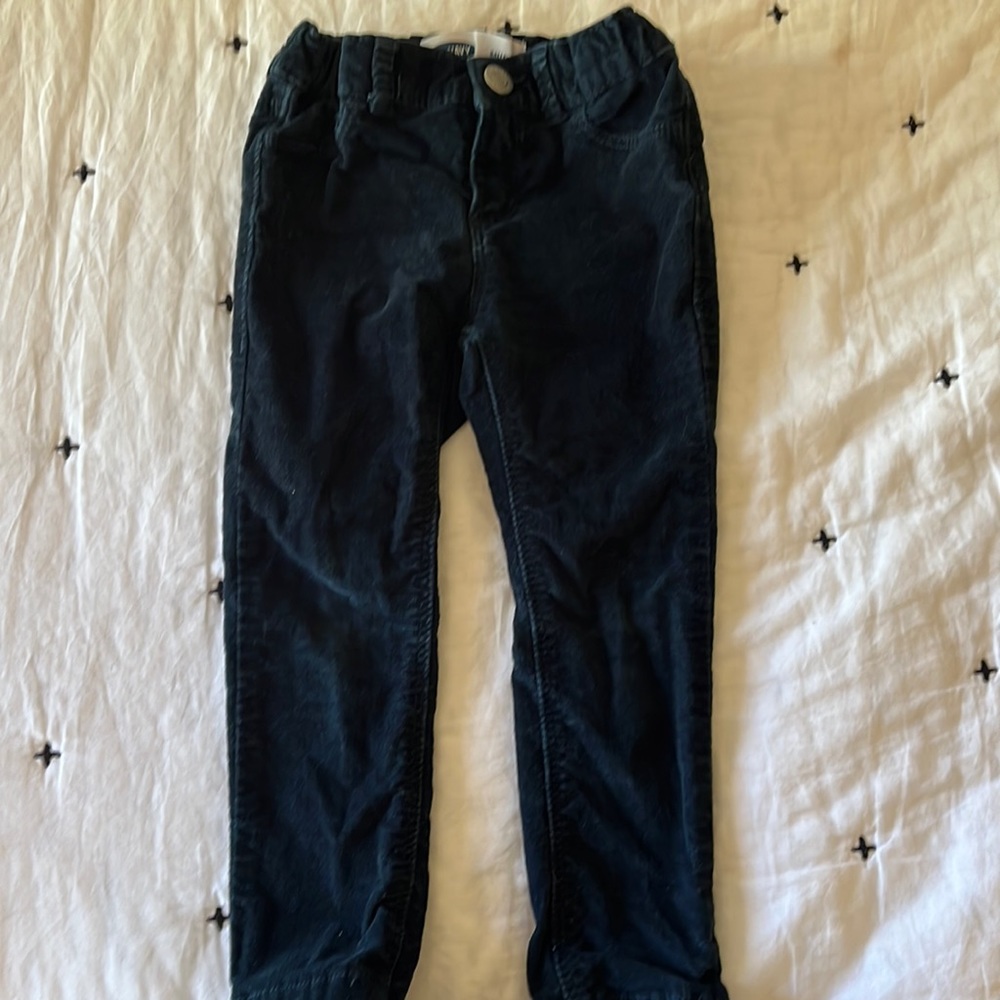 Velvet skinny pants